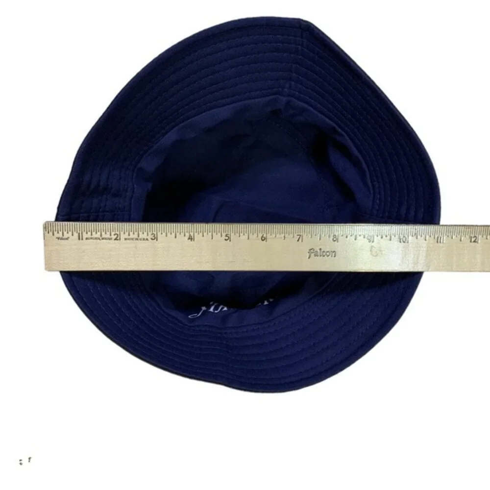 Reversible Masters Print Bucket Hat Sun Protective Cotton BL Fisherman Cap Blue - Picture 6 of 15